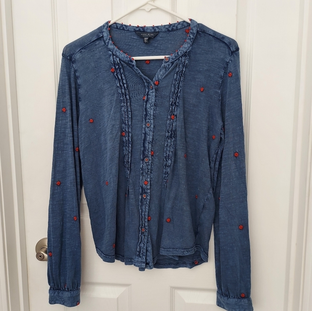 Lucky Brand Lightweight Shirt M - Picture 1 of 8